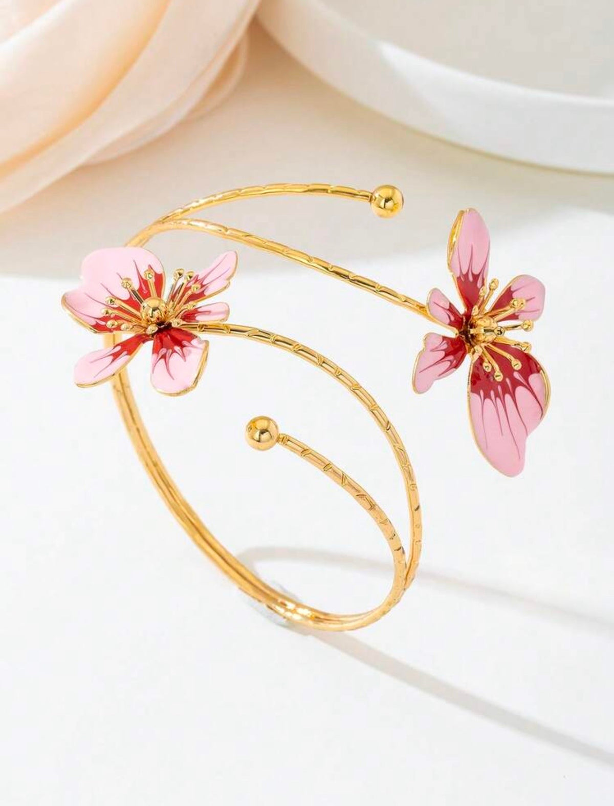 Manchette rose