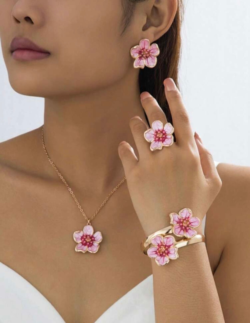 Ensemble fleur/ 4 pcs