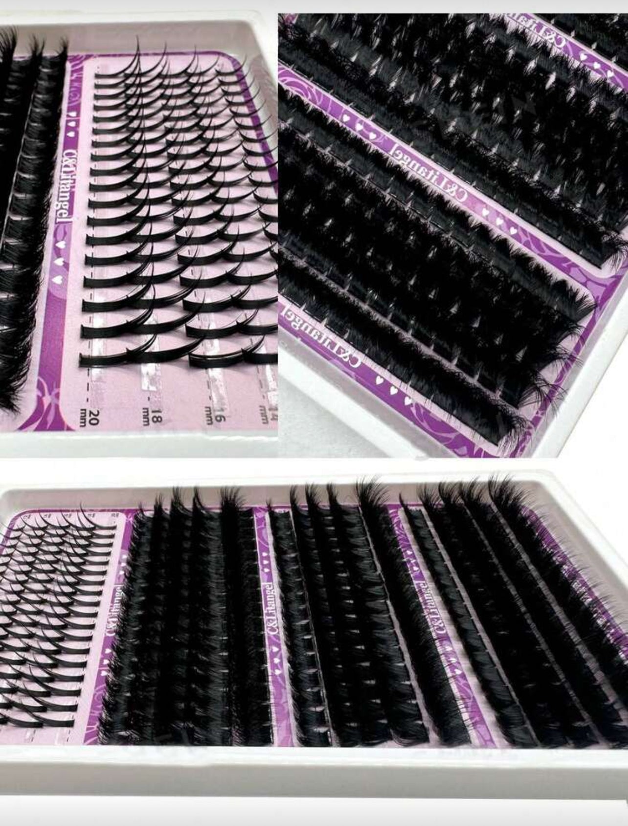 Pack Clusters extensions cils Fluffy