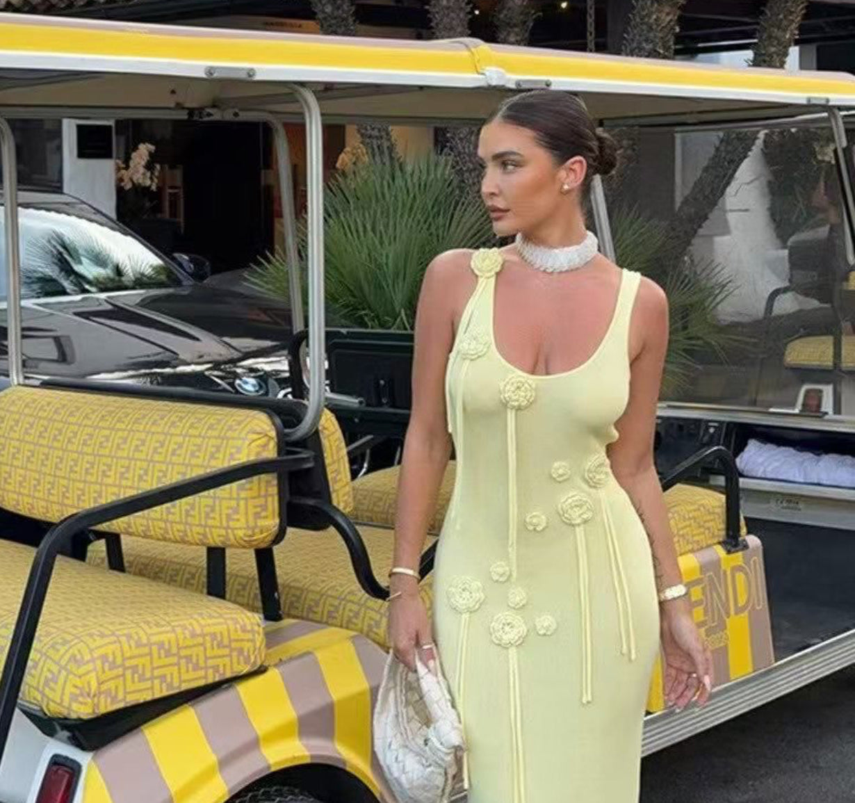 Robe Santorini - jaune