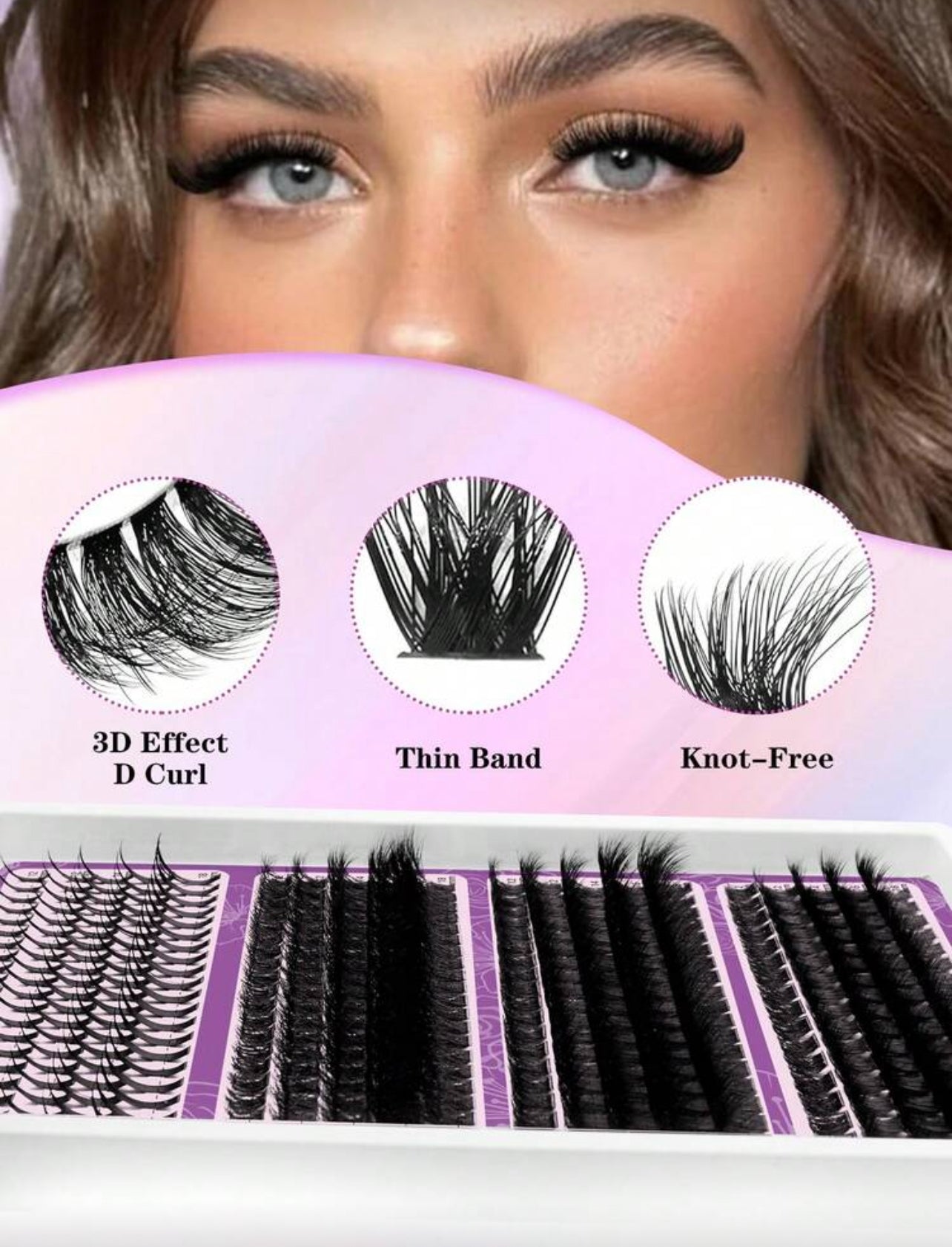 Pack Clusters extensions cils Fluffy