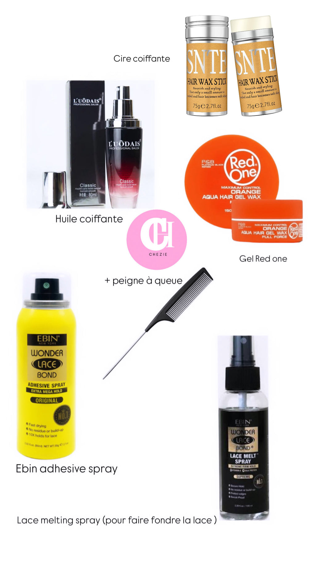 Pack soins coiffure