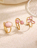 Bague Baby Rose/3pcs