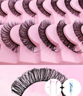Pack (10) Faux cils courbées