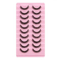 Pack(10) faux cils Short Natural Wispy