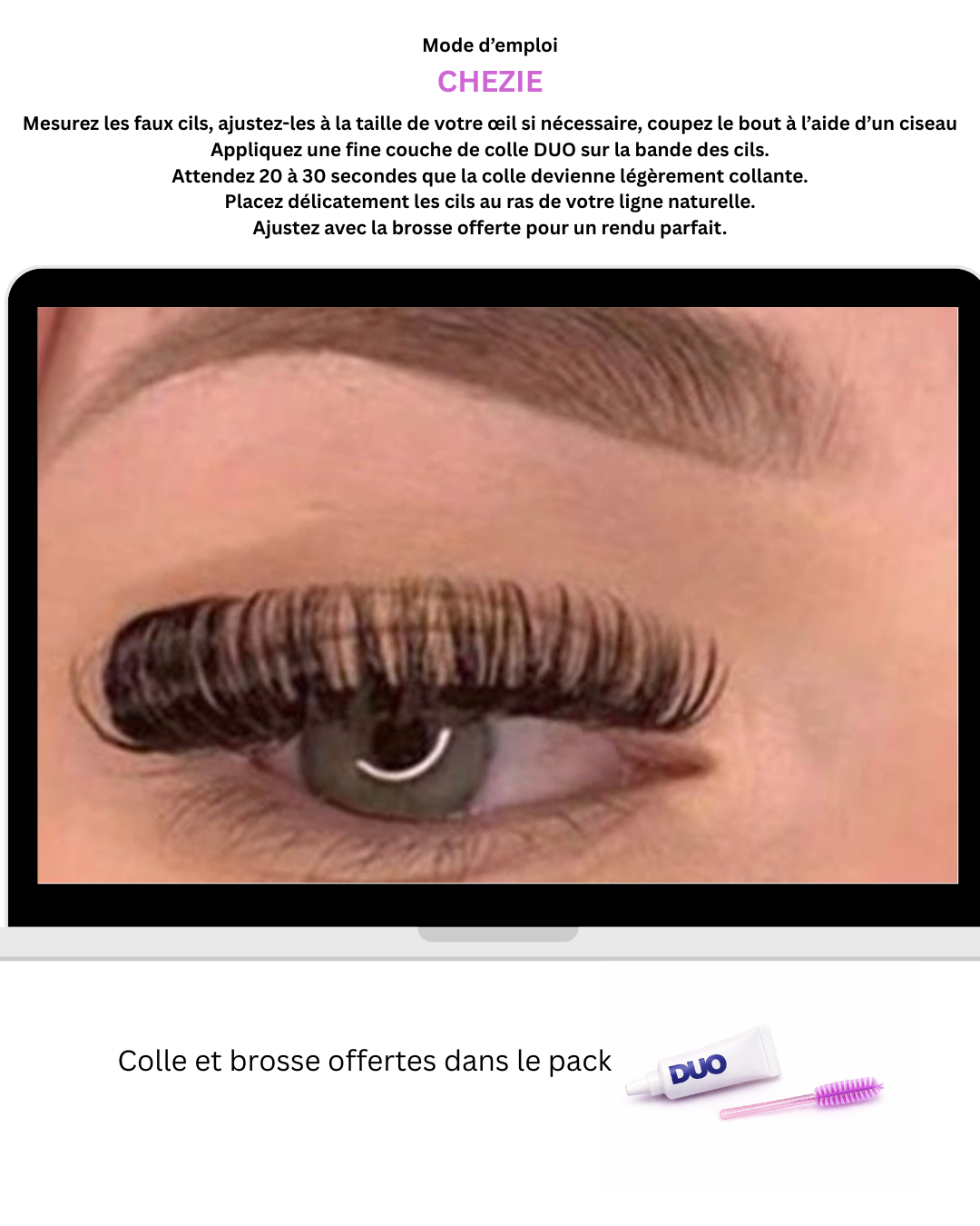 Pack Faux cils Russian (10paires)