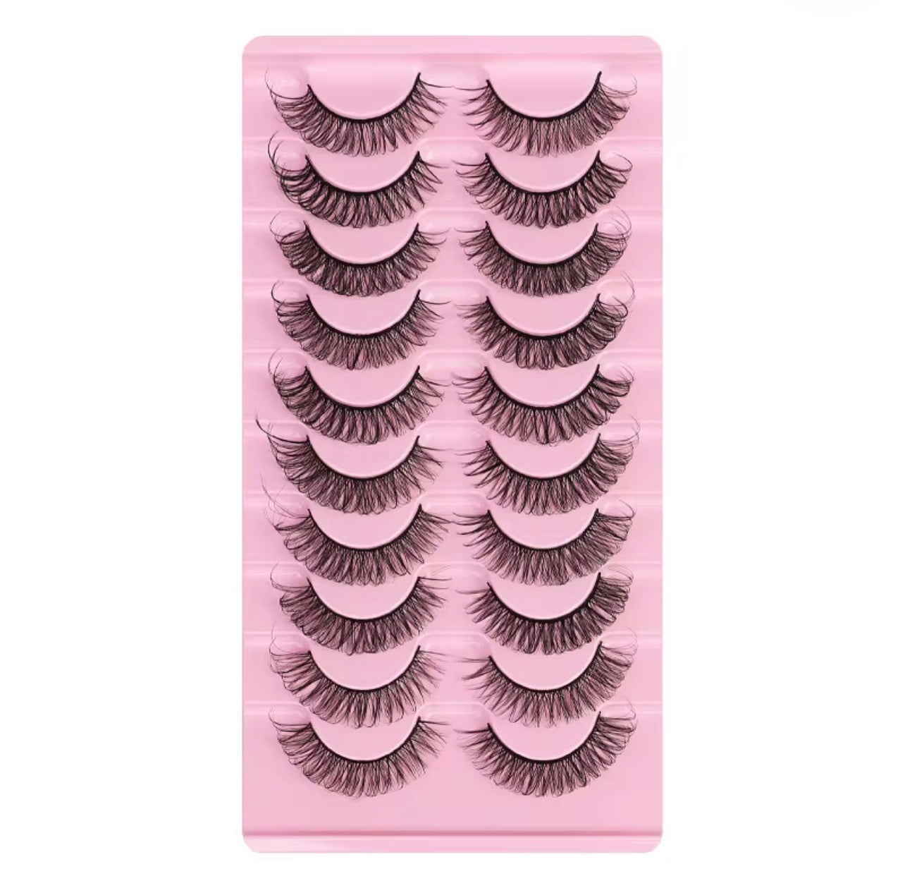Pack(10) faux cils Soft Wispy Fluffy
