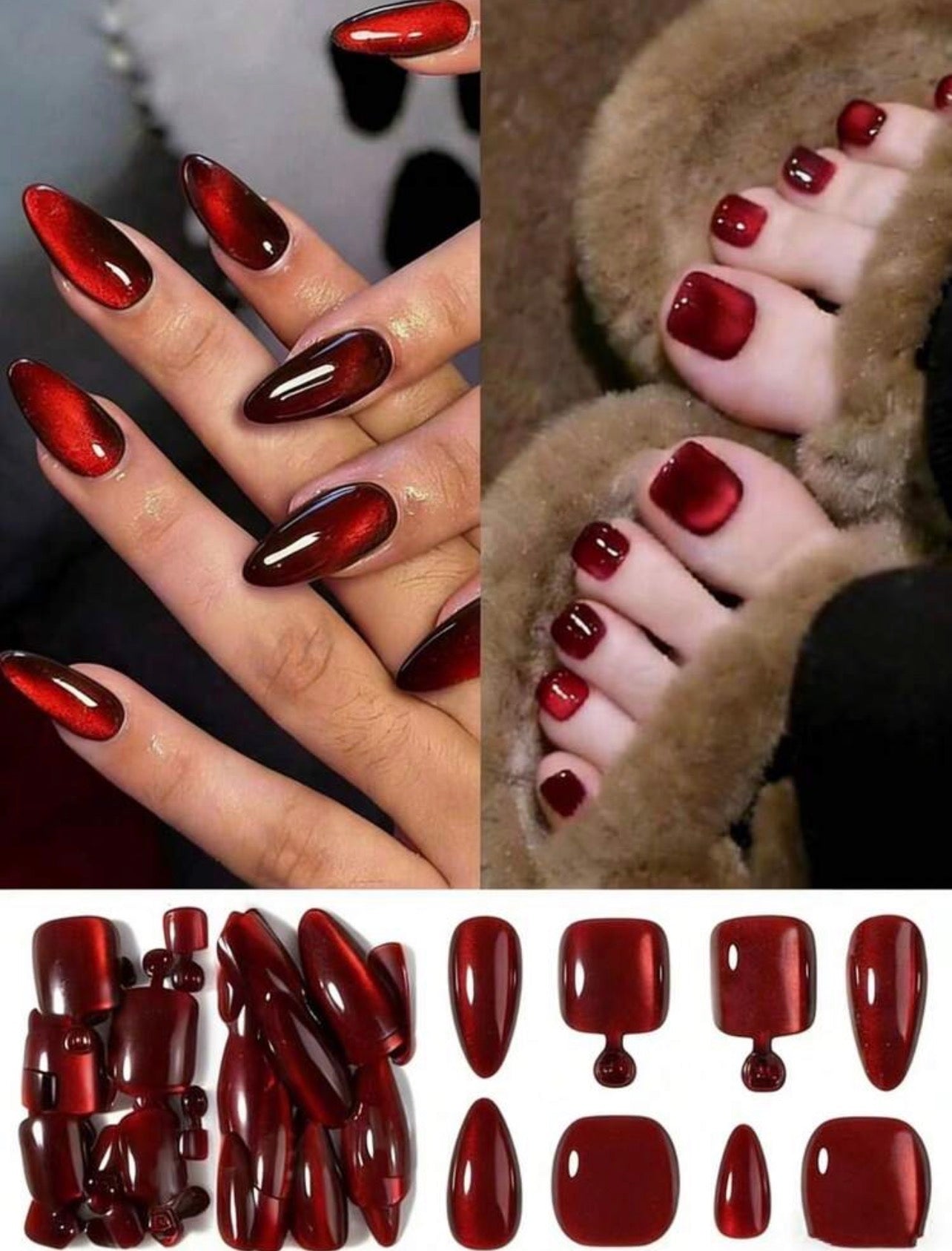 Red affair/ Mains&pieds