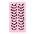 Pack(10) faux cils spiky wispy
