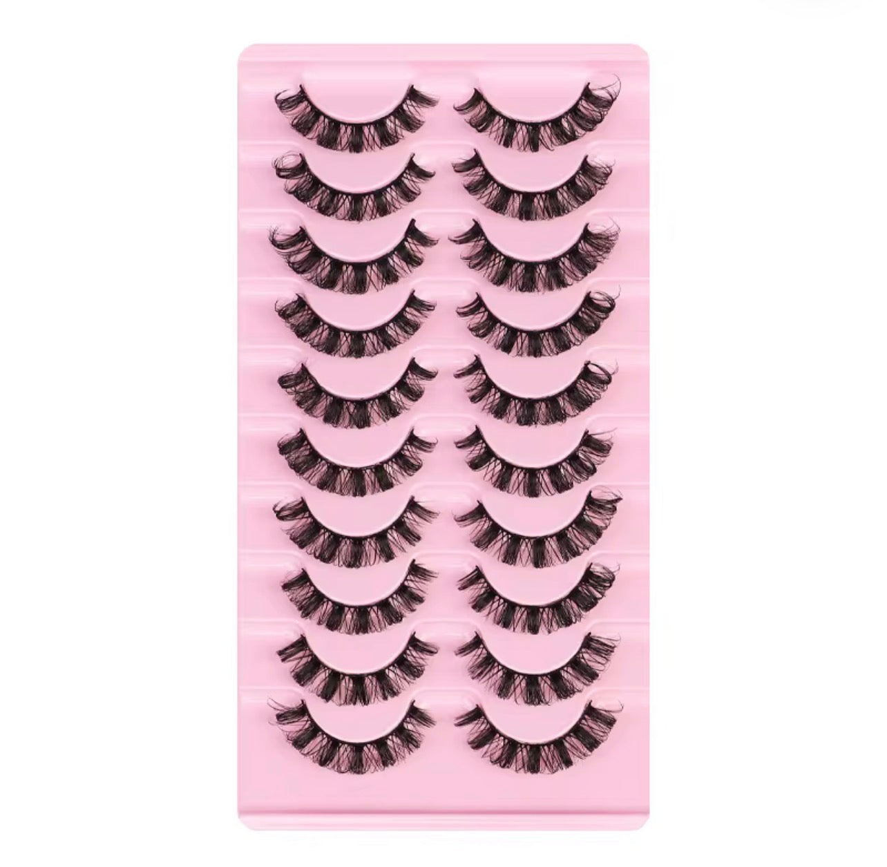 Pack(10) faux cils spiky wispy