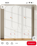 Armoire 4 battants 240*220*50