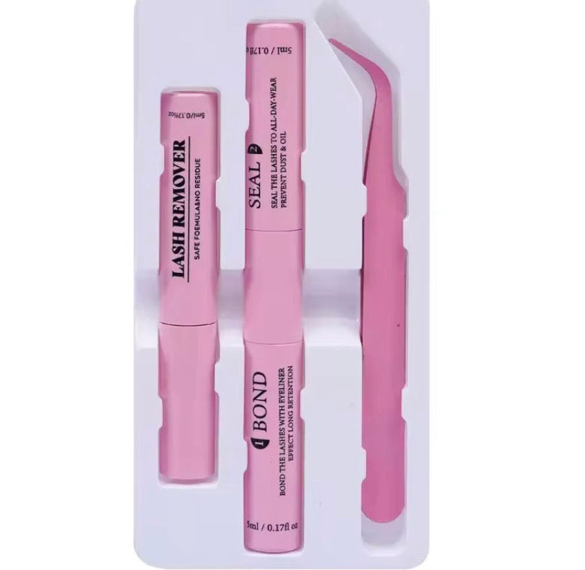 Colle cils Bond&Seal /remover /pince