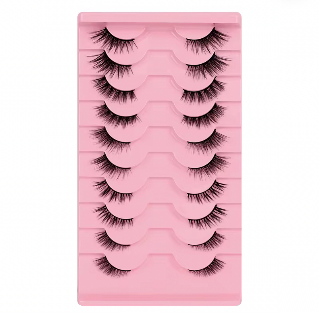 Pack(10) faux cils œil de biche mixte