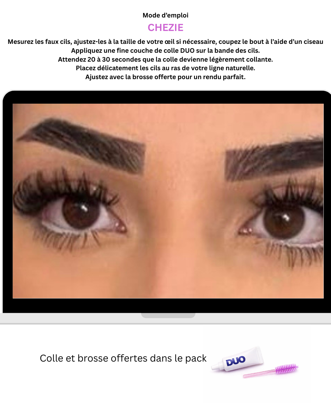 Pack Faux cils volume russe (7paires)