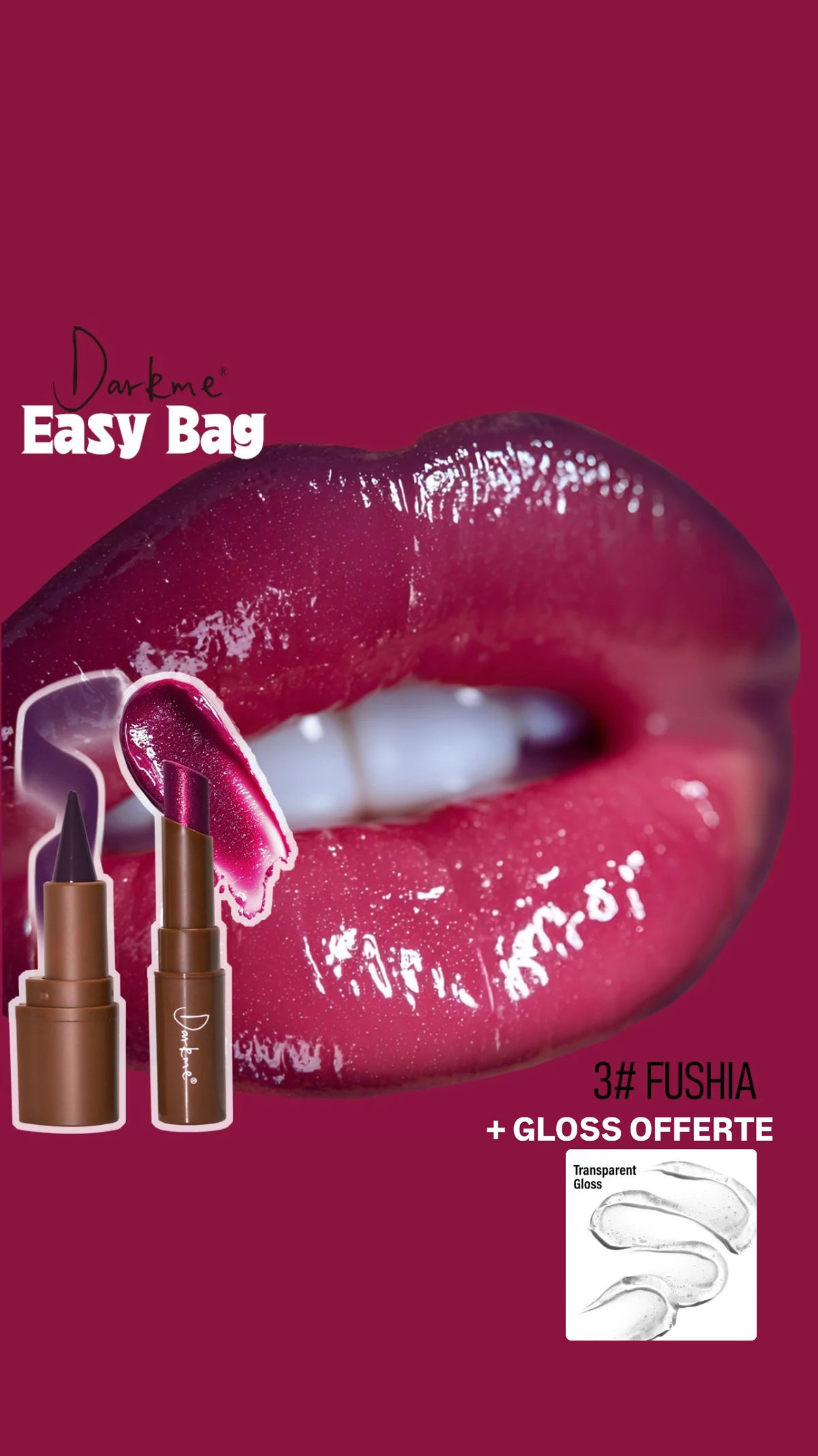 Fushia + gloss