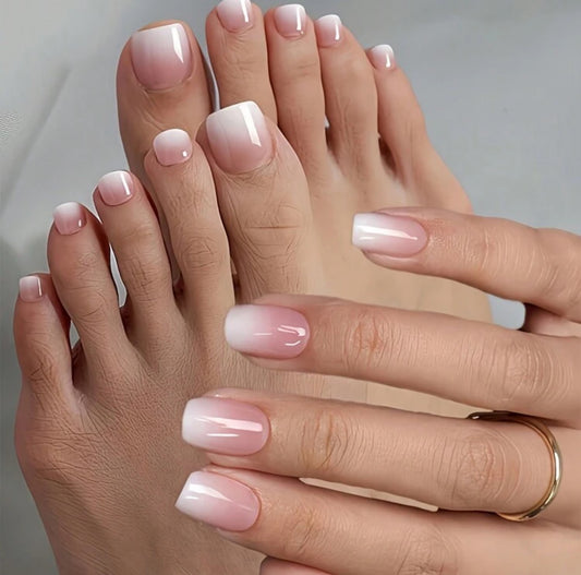 Ongles mains et pieds ombrés (1)